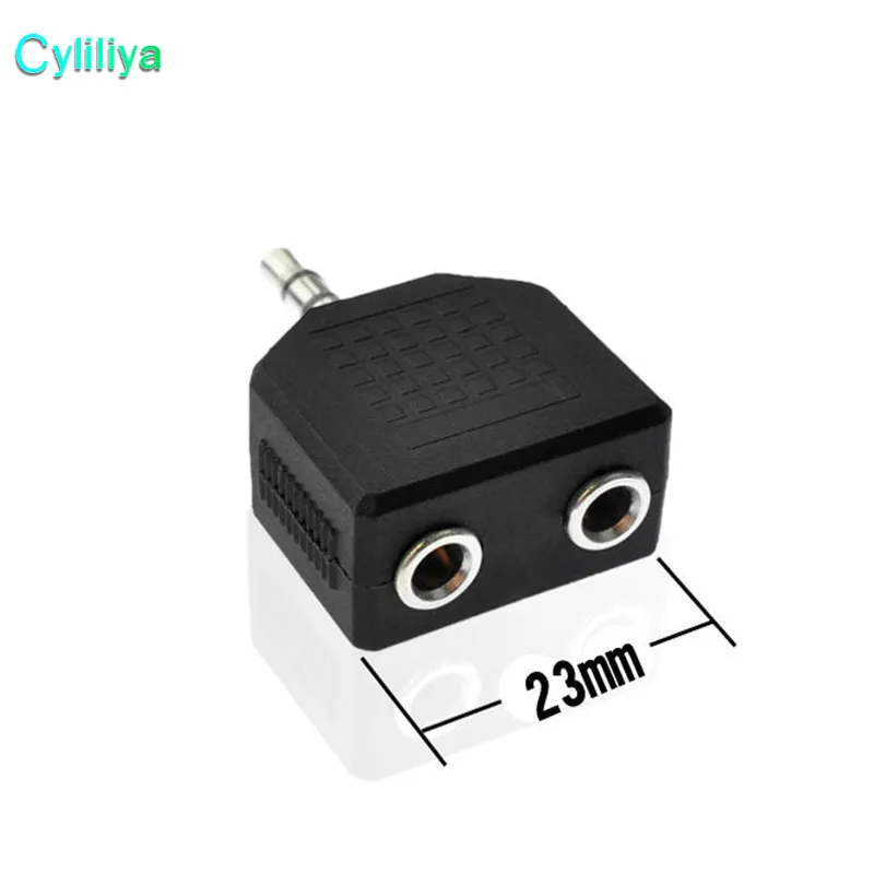 35mm jack 1 a 2 fone de ouvido duplo y divisor cabo adaptador plug para computador para telefone para mp38211801