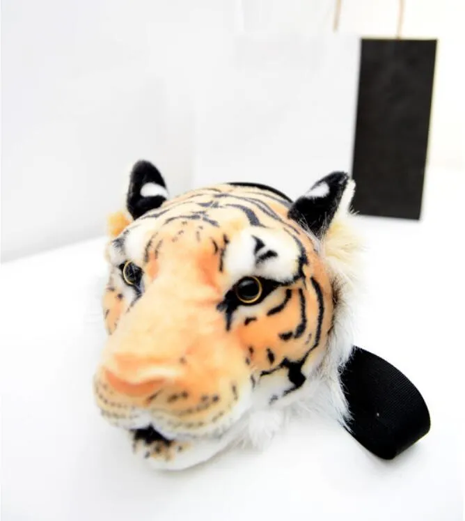 Hot Keep Warm Tiger Head Marsupio Bananka Winter Travel Leisure Marsupio Uomo Donna Walking Mountaineering Belly Band