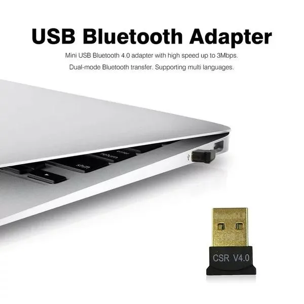 Mini USB Bluetooth-adapter V 4.0 DUBLE-modus Draadloze Dongle CSR 4.0 voor Win10 Win8 / 7 XP