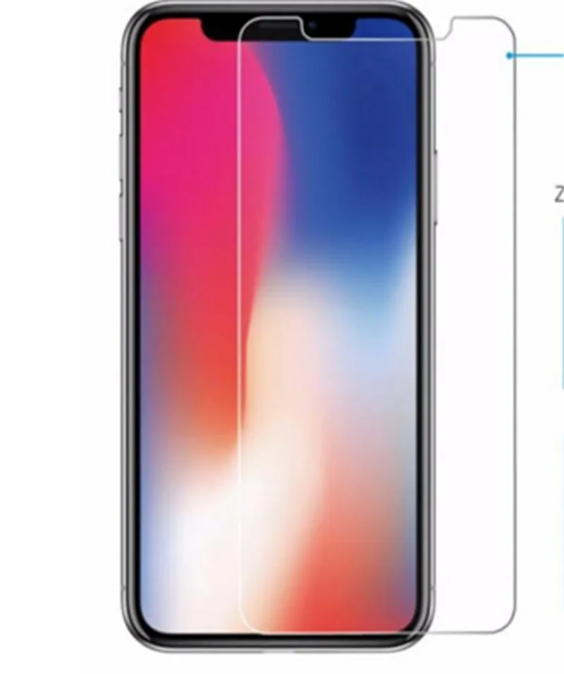 Für iPhone X 8 Displayschutzfolie aus gehärtetem Glas für iPhone 7S, iPhone