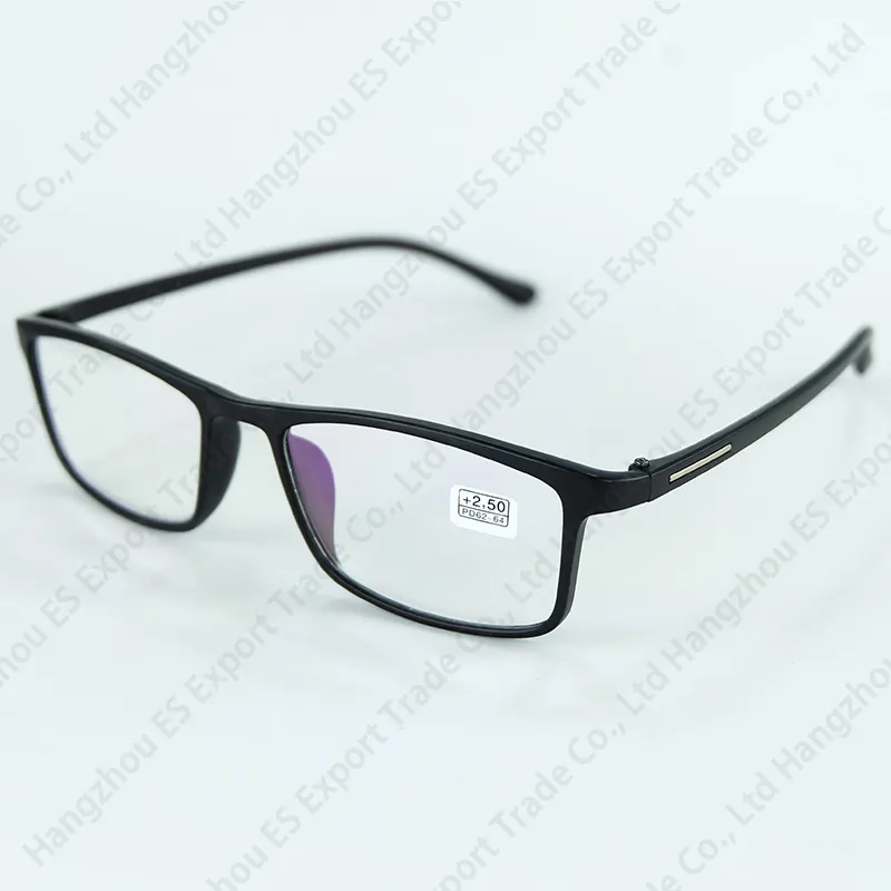 2021New Good I Tanip Plastic Okulary do czytania Slim Light Eyewear z soczewkami mocy dla pracowników starych mężczyzn