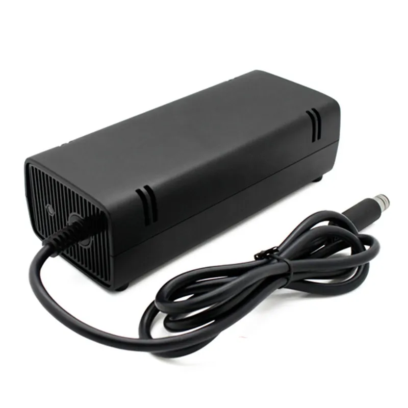 EU US Plug AC Adapter Strömförsörjningssladdarladdare med kabel för Xbox 360 E Slim High Quality Fast Ship