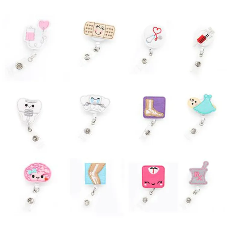 Cheaper DIY Felt Cute Smiling Pill Hospital Doctor Medical Name Card  Retractable Badge Holder Reel With Yoyo Name Id Badge Reel From Fashion883,  $16.59