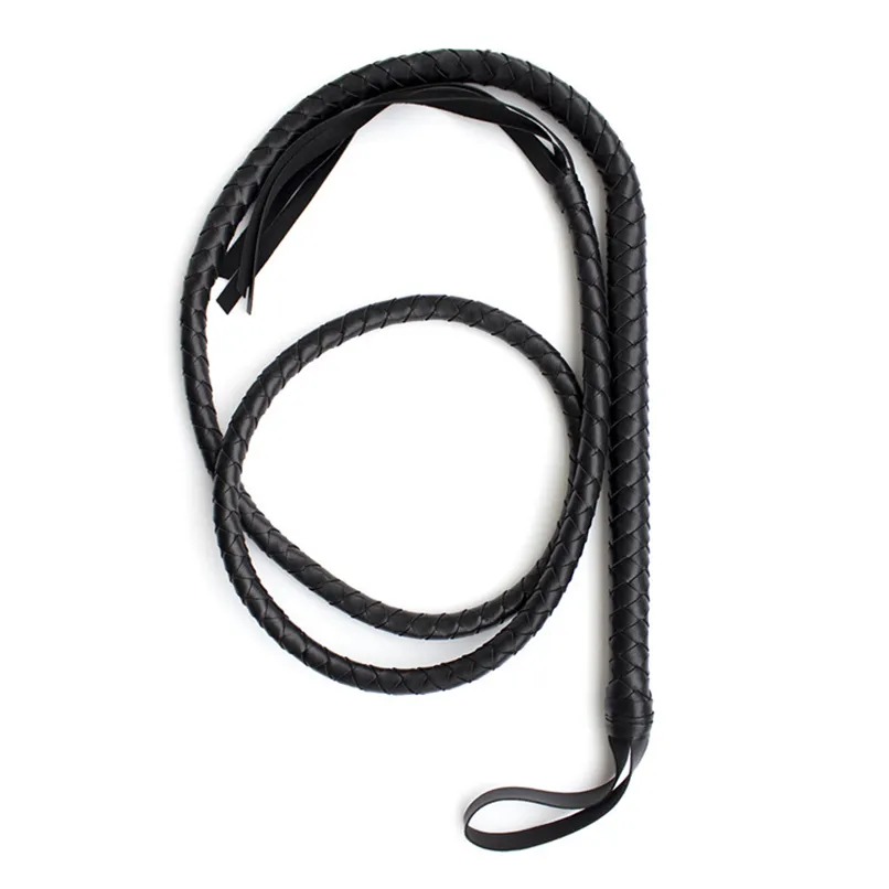 Fouet Paddle En Cuir PU Avec Franges - Pour Jeux BDSM Et Adultes - Neuf