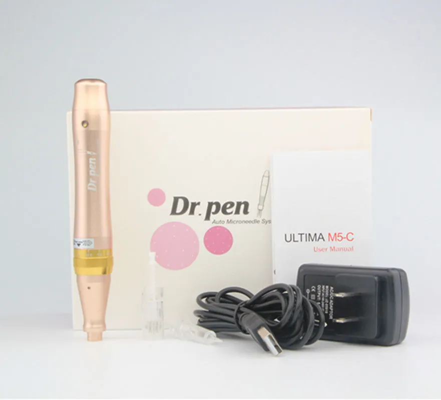 Dr Pen M5-C/M7-C 자동 미세 바늘 시스템 노화 방지 조정 가능한 바늘 길이 0.25mm-2.5mm 전기 Dermapen 스탬프