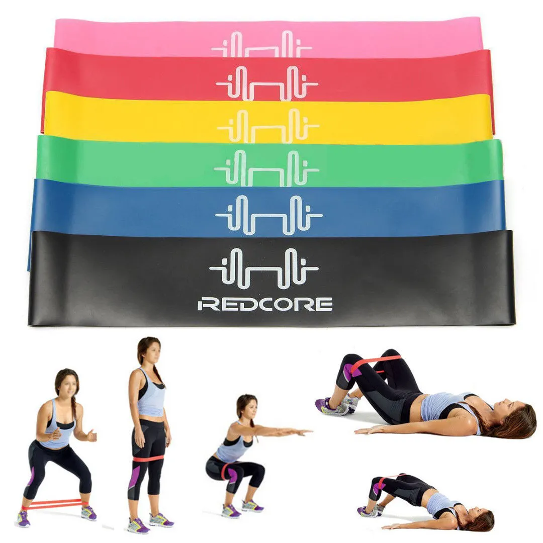 Resistance Loop Bands Mini Band Cross fit Strength Fitness GYM Exercise Men and Women Legs Arms Yoga WORKOUT BANDS1102838