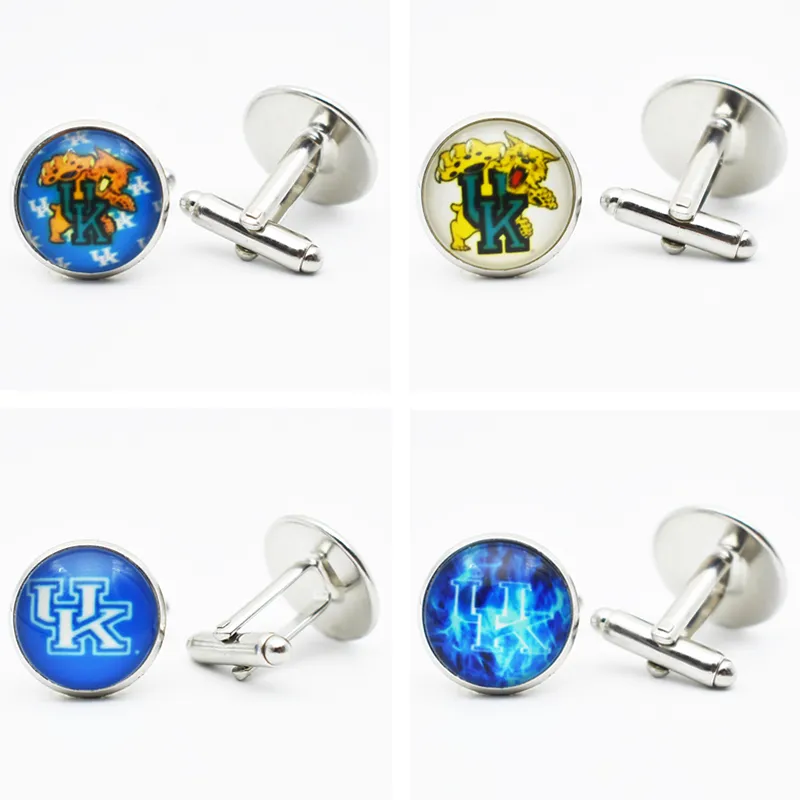 American Sports University Sport Team NCAA Kentucky Cuff Links Jewelry