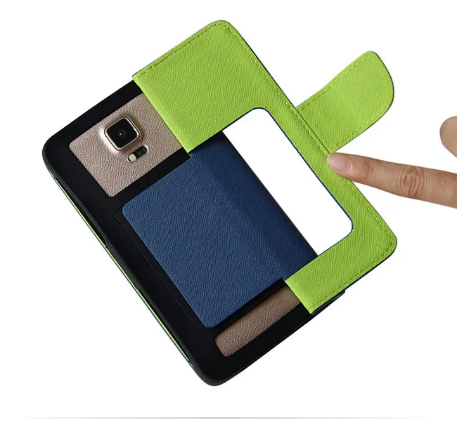 Universal plånboksfodral för 3,5 till 6,9 tums mobiltelefon PU Flip Läder Kreditkortsfack TPU-skal iPhone Samsung MOTO OPPO OnePlus Huawei XiaoMi
