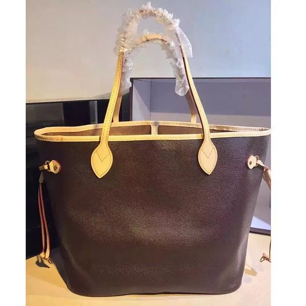 Classic Real Oxidation Leather Shopping Bag Designers Shoulder Tote Handbags Women Presbyopic Clutch Purse Shopper Bags Credit Card Holder Coin Purses With Wallet