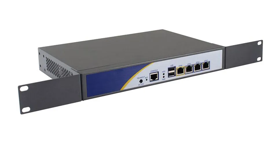 Intel D525 Firewall Appliance 4 LAN Gigabit Ethernet RJ45 VGA 2XUSB 30 PfSense Router Mini PC1350253