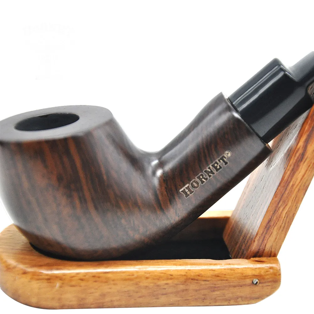 Smoking Pipe Tobacco Wooden Pipe with 7 Kinds smoking accessories Cleaning Rob Metal Screen Smoke Filter Tips Plastic Pipes Stand6794987