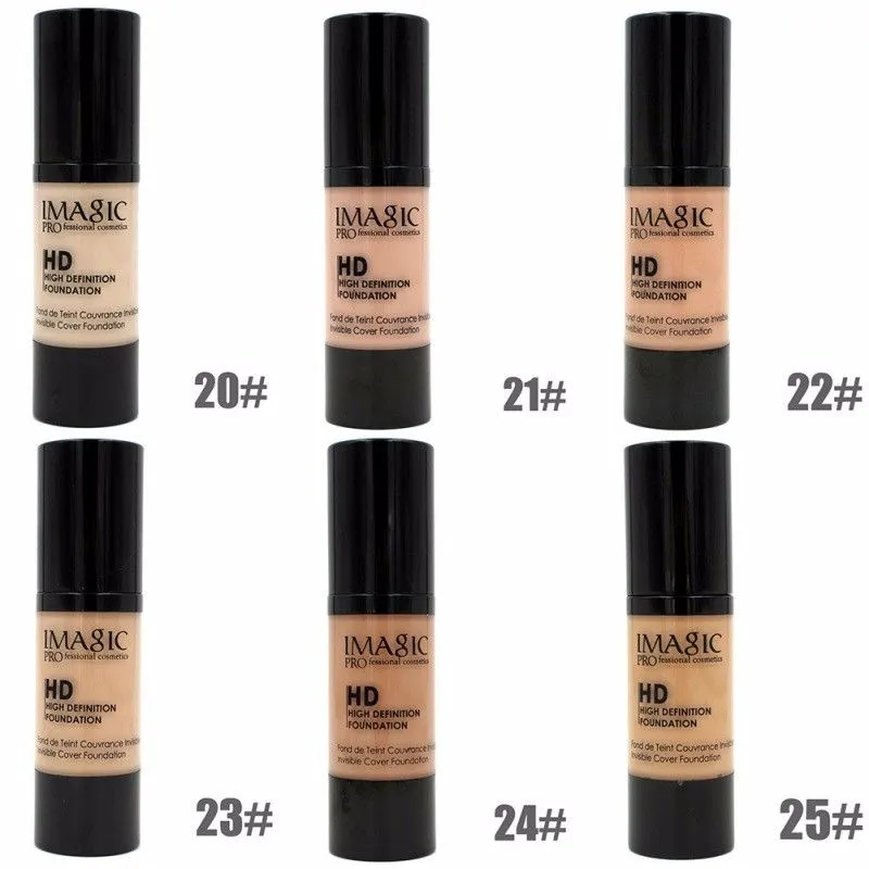 IMAGIC 30ml Brand Face Concealer Contour Palette Liquid Foundation Makeup Corrector Primer Facial Cosmetics Waterproof Moisturizing bb