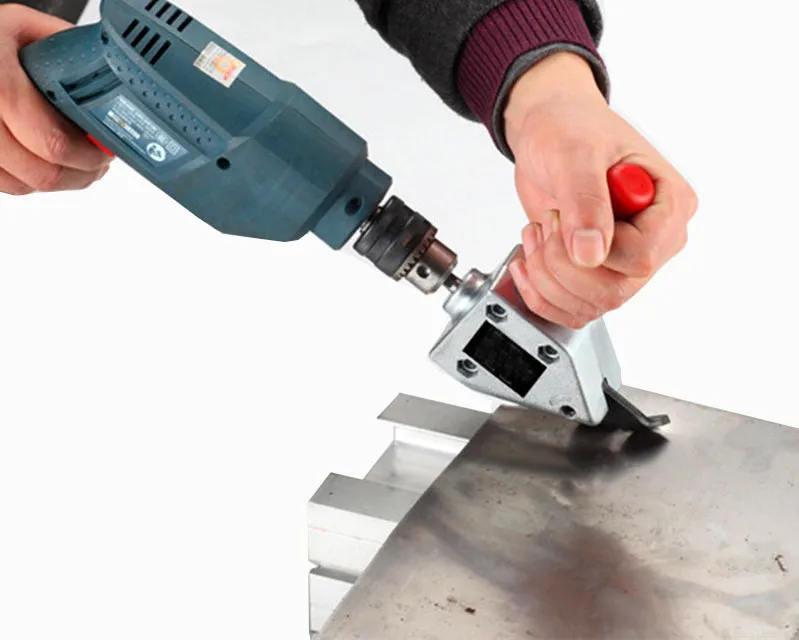 Tête de coupe de métal de perceuse électrique pour les outils de cisaillement de ciseaux de coupeur de métal