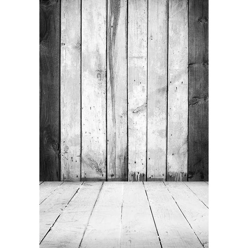 Pranchas de madeira do vintage piso de parede cenários de fotografia de vinil bebê recém-nascido Photoshoot Adereços crianças crianças rústica madeira fundos