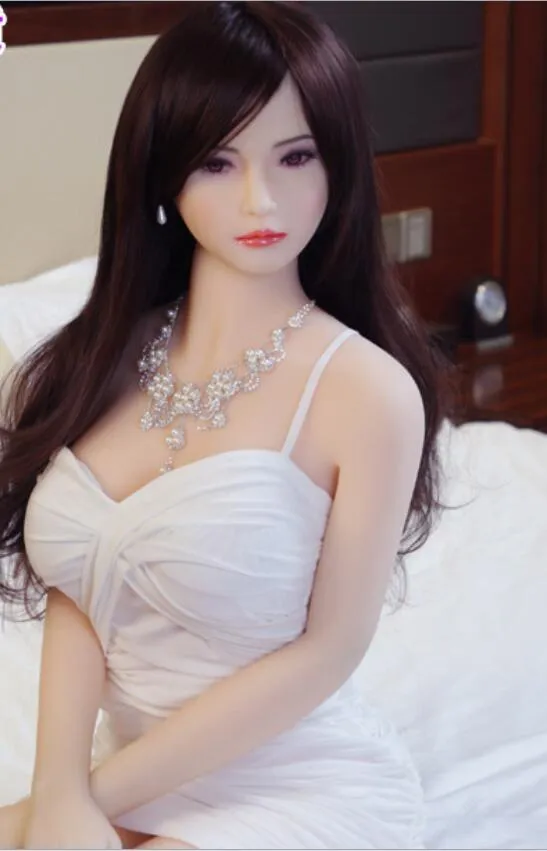 Real Silicone Sex Dolls Vuxen Japansk kärlek Toy LifeLike Anime Oral Vagina Dolls Full Pussy Big Breast For Man Dolls