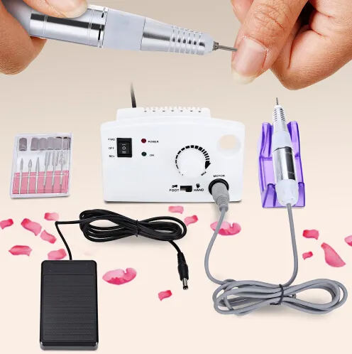Hot Sell Professional Nail Tools Grinding Manicure False Electric Mill Machine Elektrische Nail Boor Machine Manicure Boren