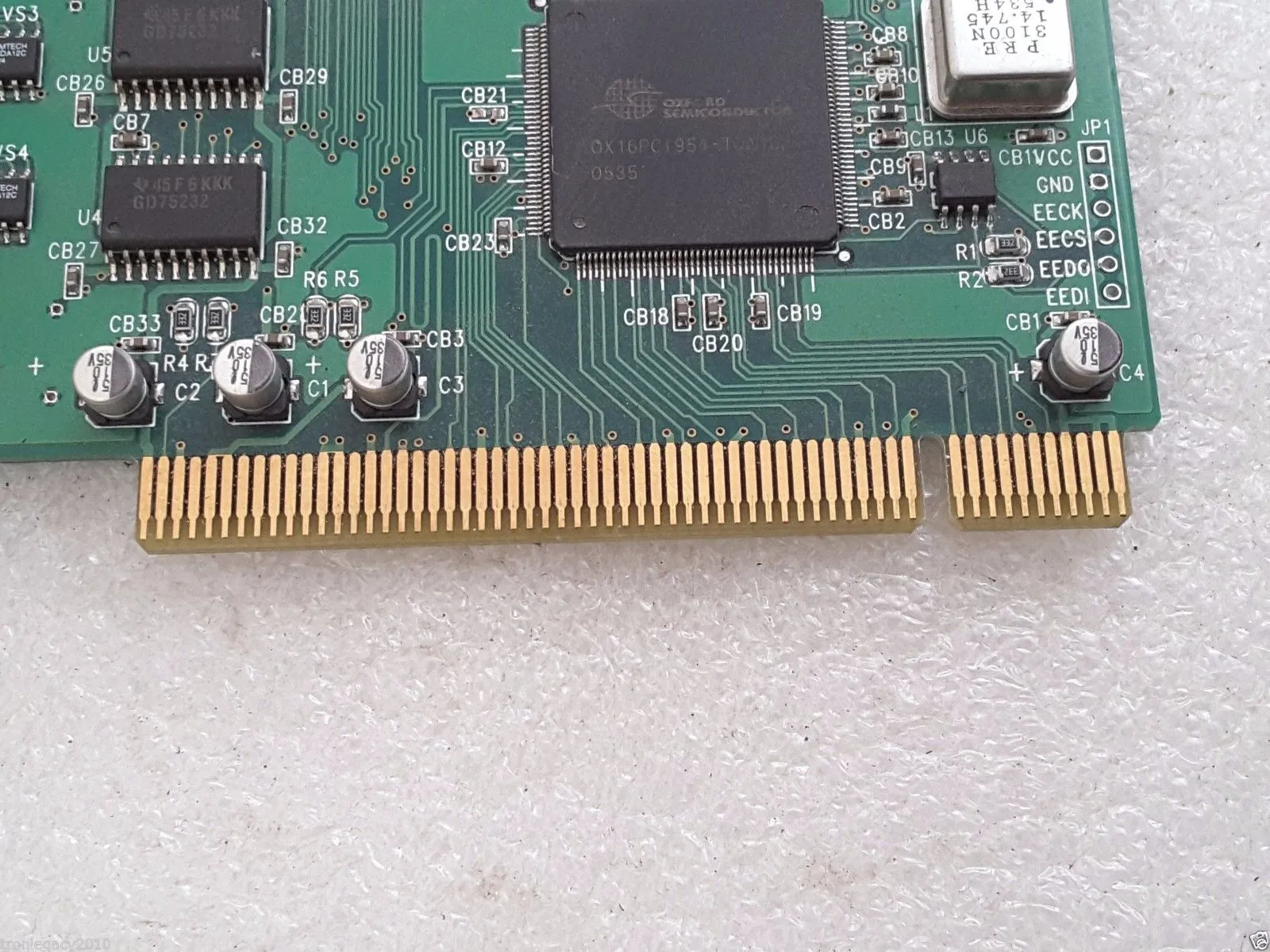 Industriegeräteplatine PCI-1610 REV.A1 02-2 4-PORT-HIGH-SPEED-RS-232-KOMMUNIKATIONSKARTE