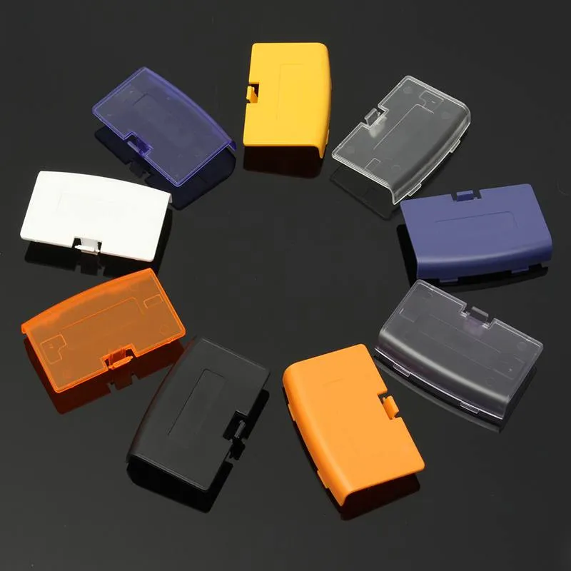 Porta da bateria Voltar tampa da tampa Substituição para Gameboy Advance GBA Jogo Console Peças de reparação DHL FedEx Free Navio