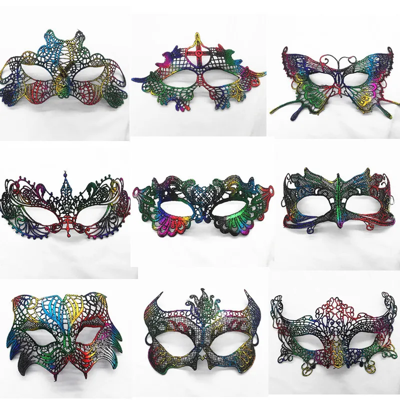 2018 Halloween women Masquerade Masks ladies sexy Lace goggles Mask for Christmas Cosplay Party Night Club/Ball Eye Masks