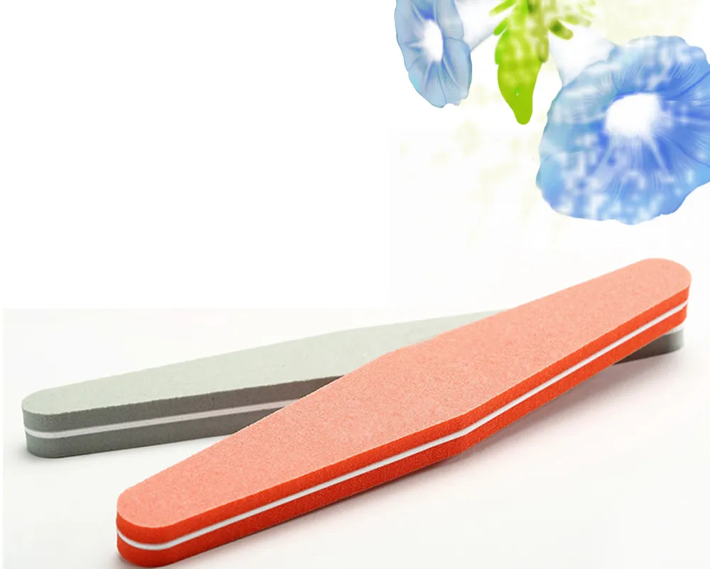 Double Side Nail files buffer 100/180 Trimmer Buffer lime a ongle Nail Art Tools Washable Buffing Sanding File Sponge