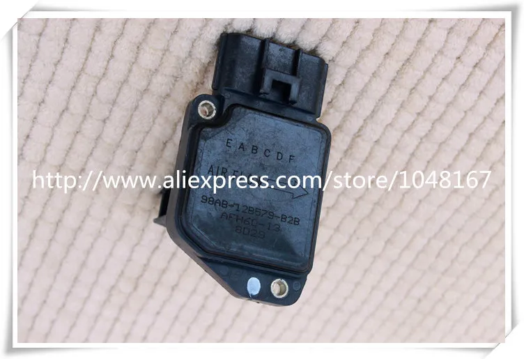 OEM 98AB12B579B2B, AFH60-13 Sensor de Fluxo de Ar, caso do medidor de Fluxo de ar para Ford Focus Mondeo