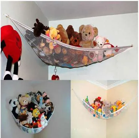 Soft Toy Net Storage Crochet Toy Hammock – Handmade Storage For