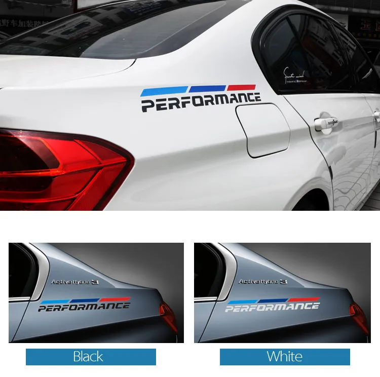 Car Styling Performance Rear fender Car stickers Decal Personality Exterior Accessories For bmw e46 e39 e90 f30 f34 f10 x5 x63268240