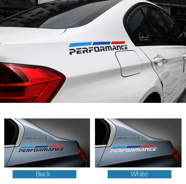 Car Styling Performance Rear fender Car stickers Decal Personality Exterior Accessories For bmw e46 e39 e90 f30 f34 f10 x5 x6