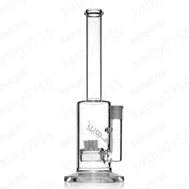 물 파이프 봉 유리 JM Flow Sci 메가 18 스프링클러 Perc Fat Can 물 파이프 봉 18.8mm 암 조인트 15 인치 높이