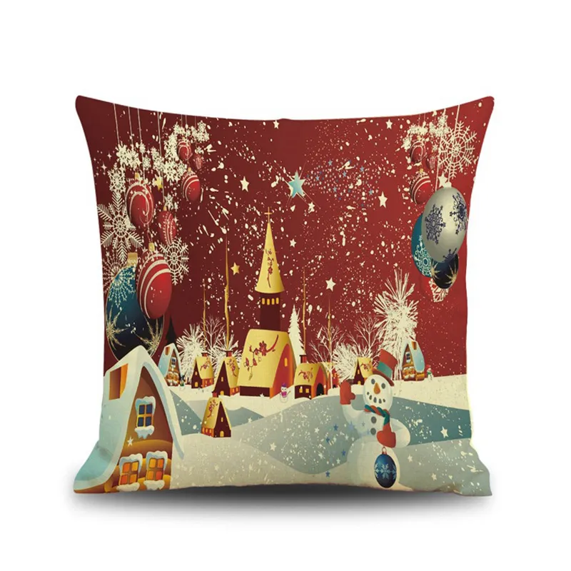 2020 casos de letra almofada Estilo Feliz Natal fronha Ano Novo Presente de Natal da rena Sofa Pillow Car capas de almofadas gratuito shippng