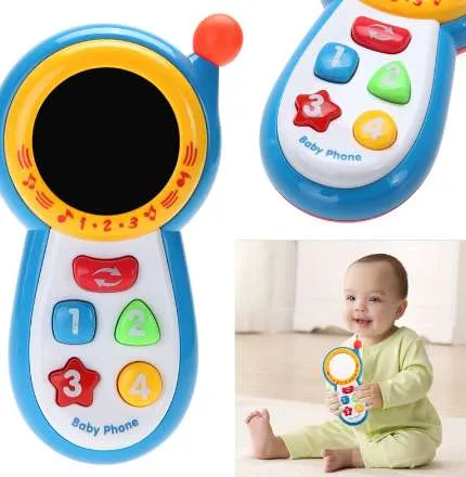 Jouet de téléphone Musical pour bébé, apprentissage et étude, son Musical, téléphone portable, jouets éducatifs pour enfants, cadeaux de noël