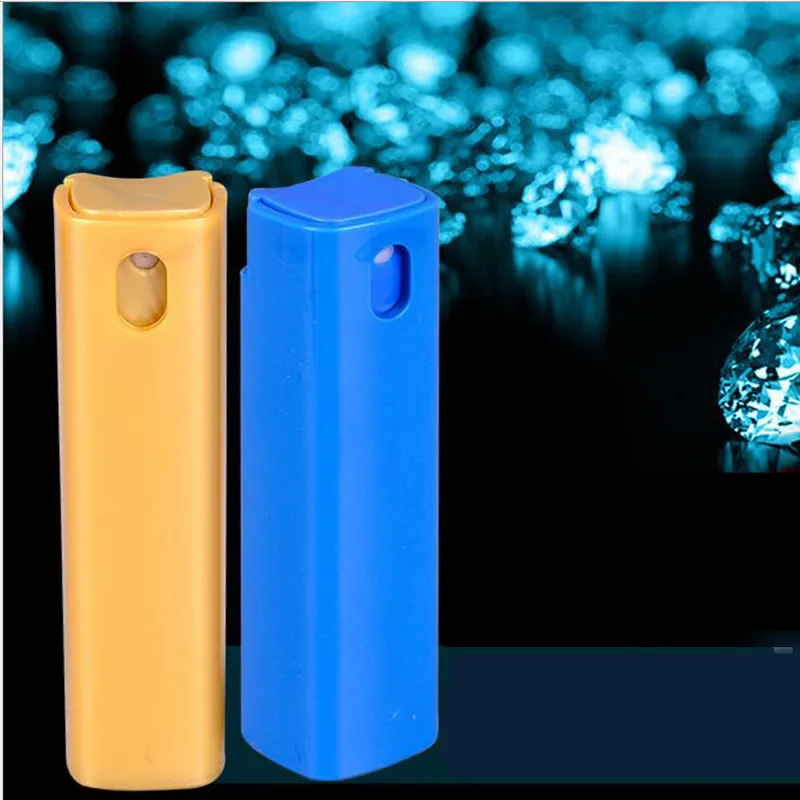 10 ml Mini tragbare quadratische Kunststoffverpackungsflaschen nachfüllbare Parfümflasche mit Spray-Kosmetikbehältern mit Zerstäuber für Reisende