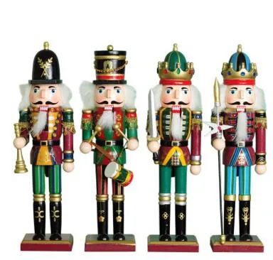 30cm Nutcracker Lalki Żołnierze Domowe Dekoracje Dla Bożego Narodzenia Kreatywne Ozdoby i Featur i Parrys Christmas Gift