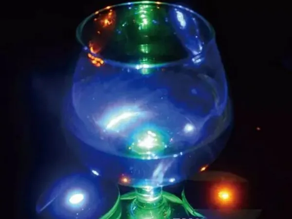 LED Blinkande flaska Coaster Klistermärke för Bar Night Club Bottle Party Decoration DHL Gratis frakt
