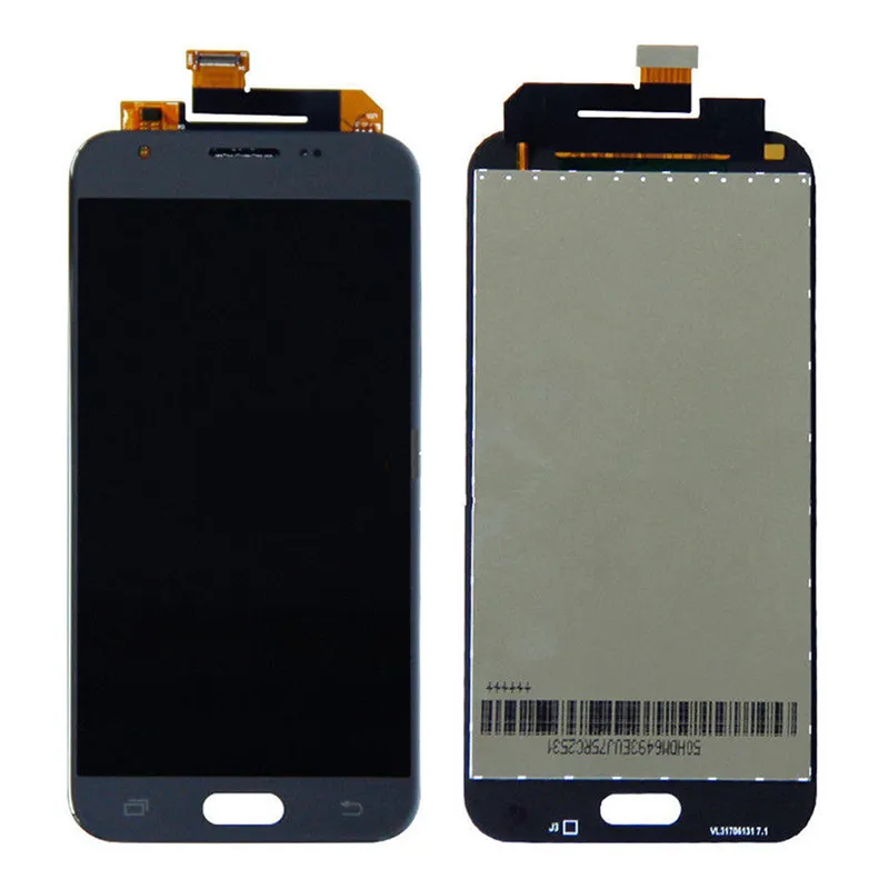 Dla Samsung Galaxy J3 Emerge J327 Panele LCD J327P J327T 5,0 cala Wyświetlacz Części zamienne Czarne Szare złoto