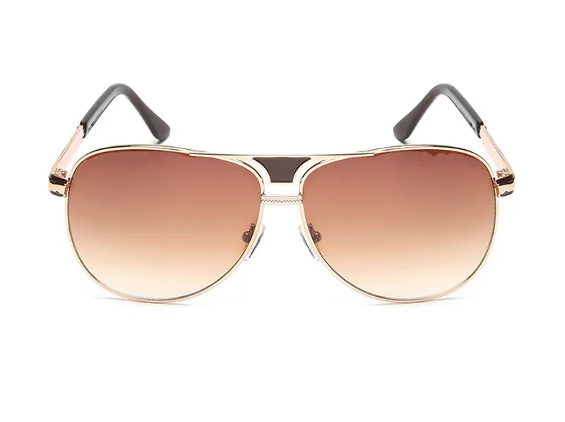 Designersolglasögon Märke Glasögon Utomhusskydd Metal Farme Mode Klassiskt Dam lyxiga solglasögon för män och kvinnor