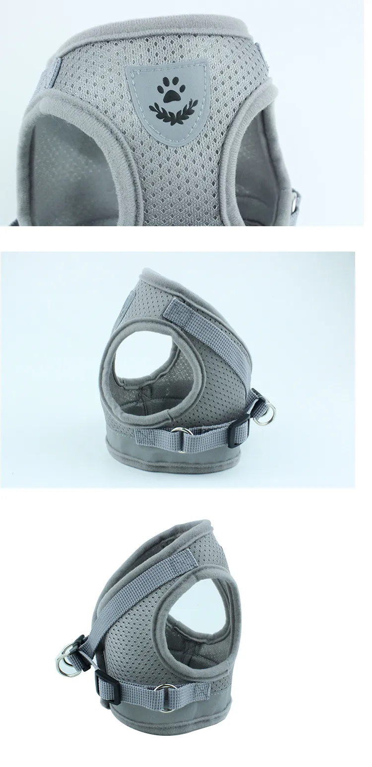 Waistcoat Model Dog Harness Leash Set Breathable Mesh Strap Vest Collar Rope Pet Dog Supplies Drop Ship 360011