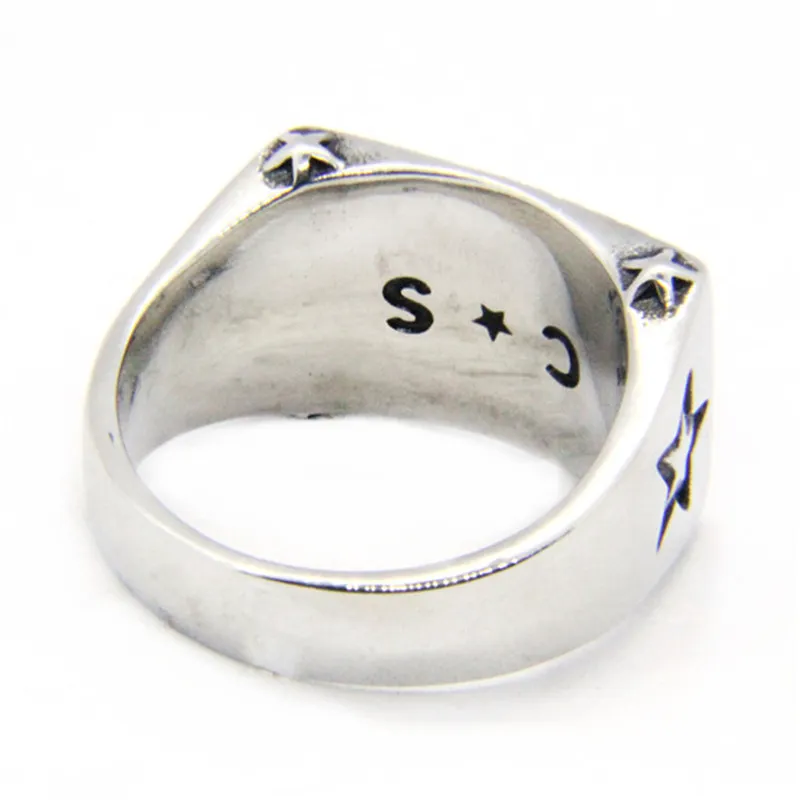 lot New FK YOU Star Ring 316L Stainless Steel Fashion Jewelry Popular Biker Hip Style5472234