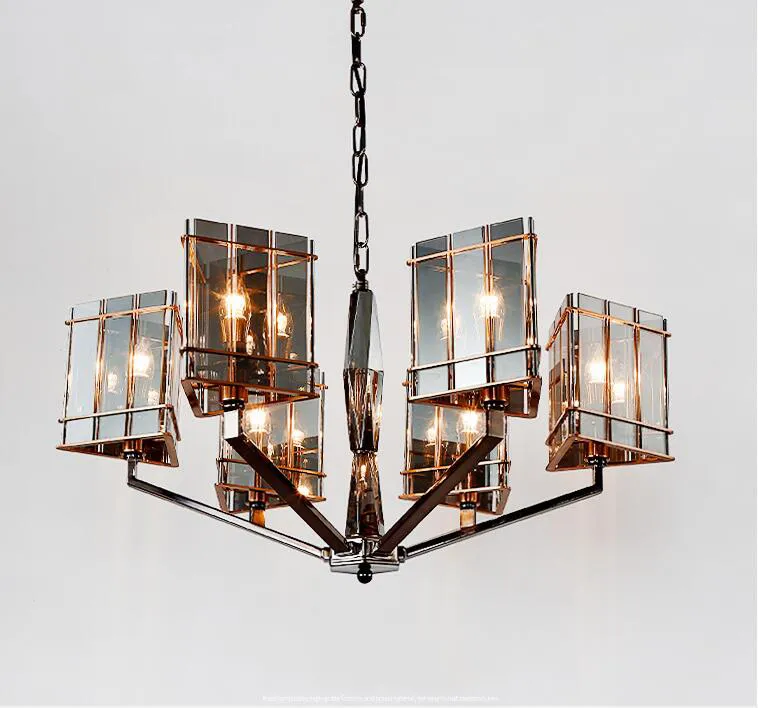 Modern Loft Industrial Chandelier Lights LED Bar Stair Dining Room Lighting Retro Chandeliers Lamps Fixtures Lustres