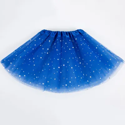 Yeni Dantel Iplik Kızlar Shining Yıldız Dans TUTU Etek Prenses çocuk Kabarık Etekler xmas Parti Elbise 11 Renkler Ücretsiz boyutu