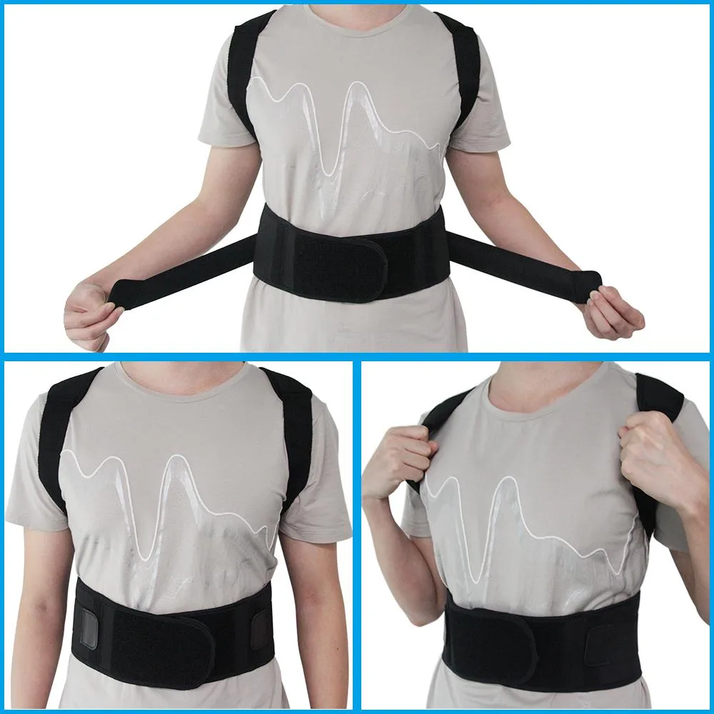 Magnetiska kroppsformar Terapi Korrigeringsstöd för hängslen stöder bälte axelställning248m