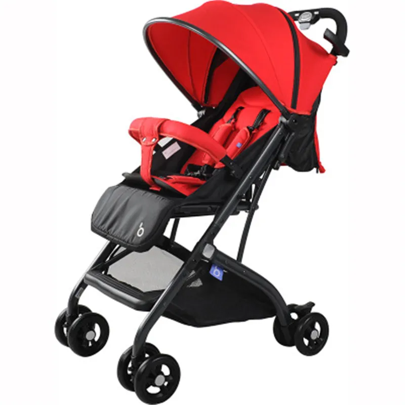 Draagbaar hoog landschapsovertredingen Baby Stroller Paraplu Voervliegtuighendel Hendel trolley voor 0-36 maanden Baby