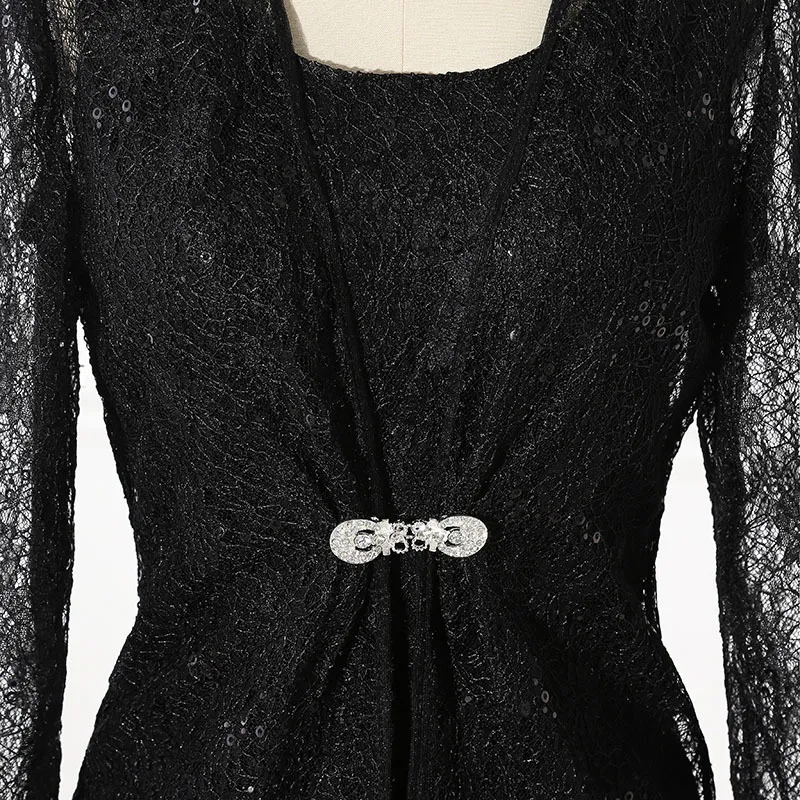 Black Lace Mother Of Bride Dresses 2024, Jewel Neck... From Lovemydress,  $99.73 | DHgate.Com