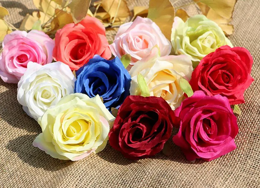 Symulacja duży kwiat róży sztuczne kwiaty kulkowe broszki broszki domowe domowe dekoracja jedwabny kwiat ga70