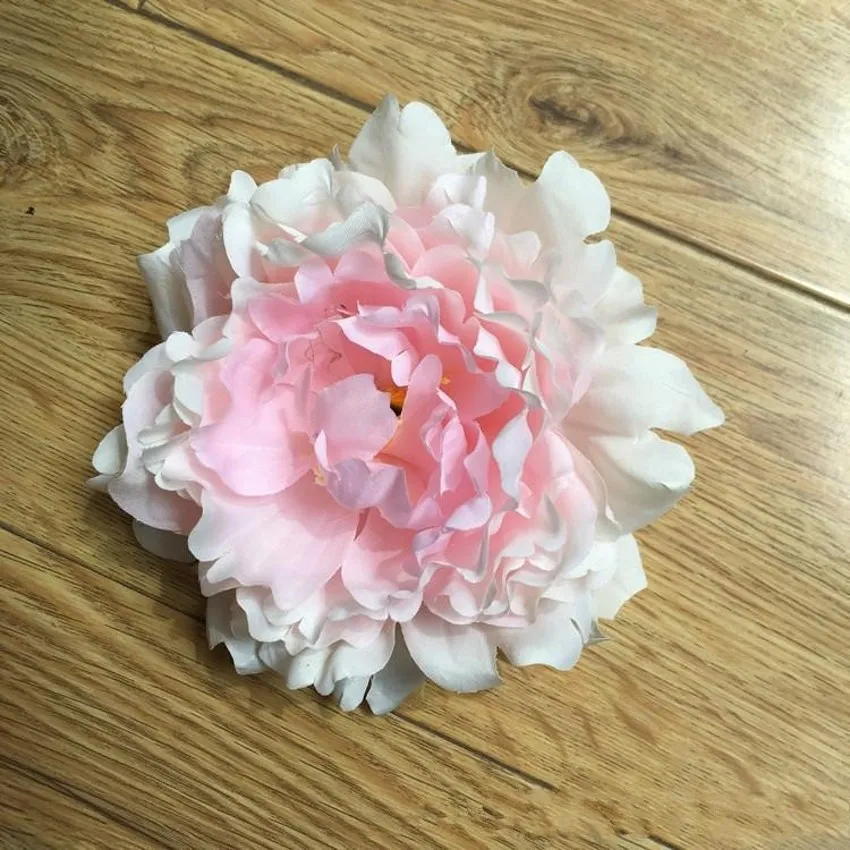 2016 artificial flowers Silk Peony Flower Heads Wedding Party Decoration supplies Simulation fake flower head home decorations 15cm new