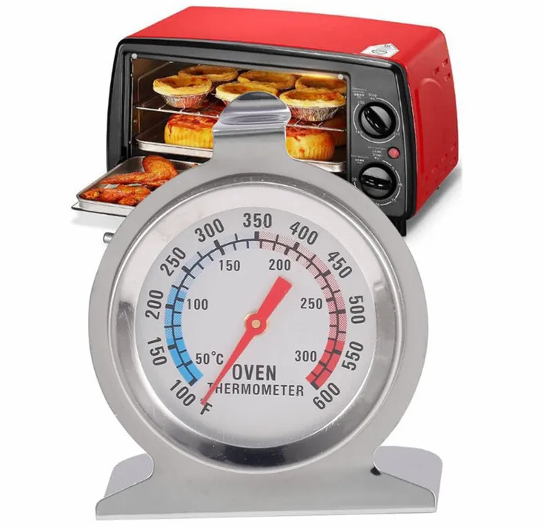 Carne de alimentos Temperatura Stand Up Dial Forno Termômetro Calibre De Aço Inoxidável Bitola Dial Grande Cozinha De Cozimento Suprimentos c522