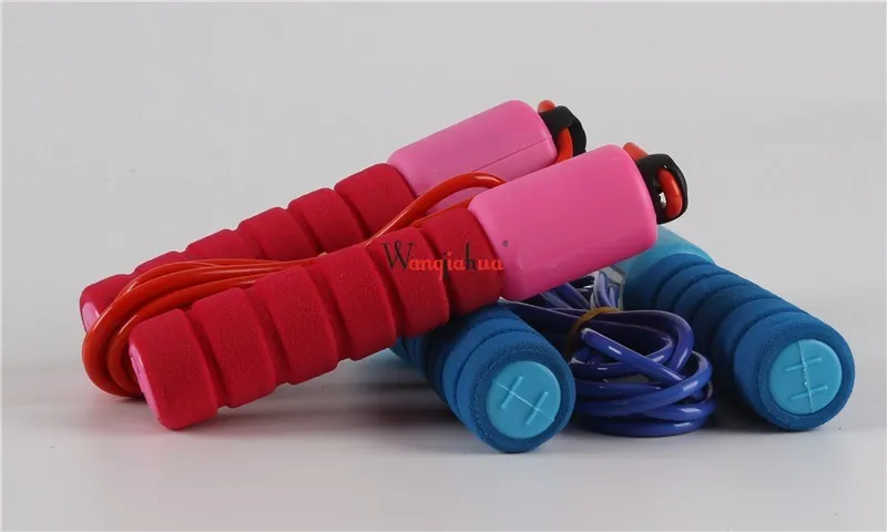 Adjustable Sports Jump Ropes Thicken Foam Handle Counting Skipping Rope Portable Anti Wear Fitness Equipment Hot Sale 2 37gr B