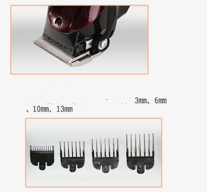 Máquina de cortar cabelo profissional para adultos, cortador sem fio, recarregável, elétrica, barbearia, barbeiro, máquina de corte, 5005152