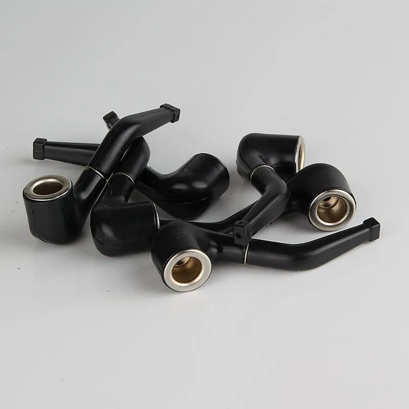 New Very Mini Plastic Pipe Black Easy To Carry High Quality Smoking Pipe Tube Unique Design Hot Sale