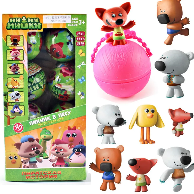 HEIßE LoL Überraschung Ei Puppe MIMI BEAR Spielzeug zum Sammeln Realistische Reborn Puppen LOL Puppe in Ball für Kinder 8 teile/satz Ei Geschenk Box Paket T29